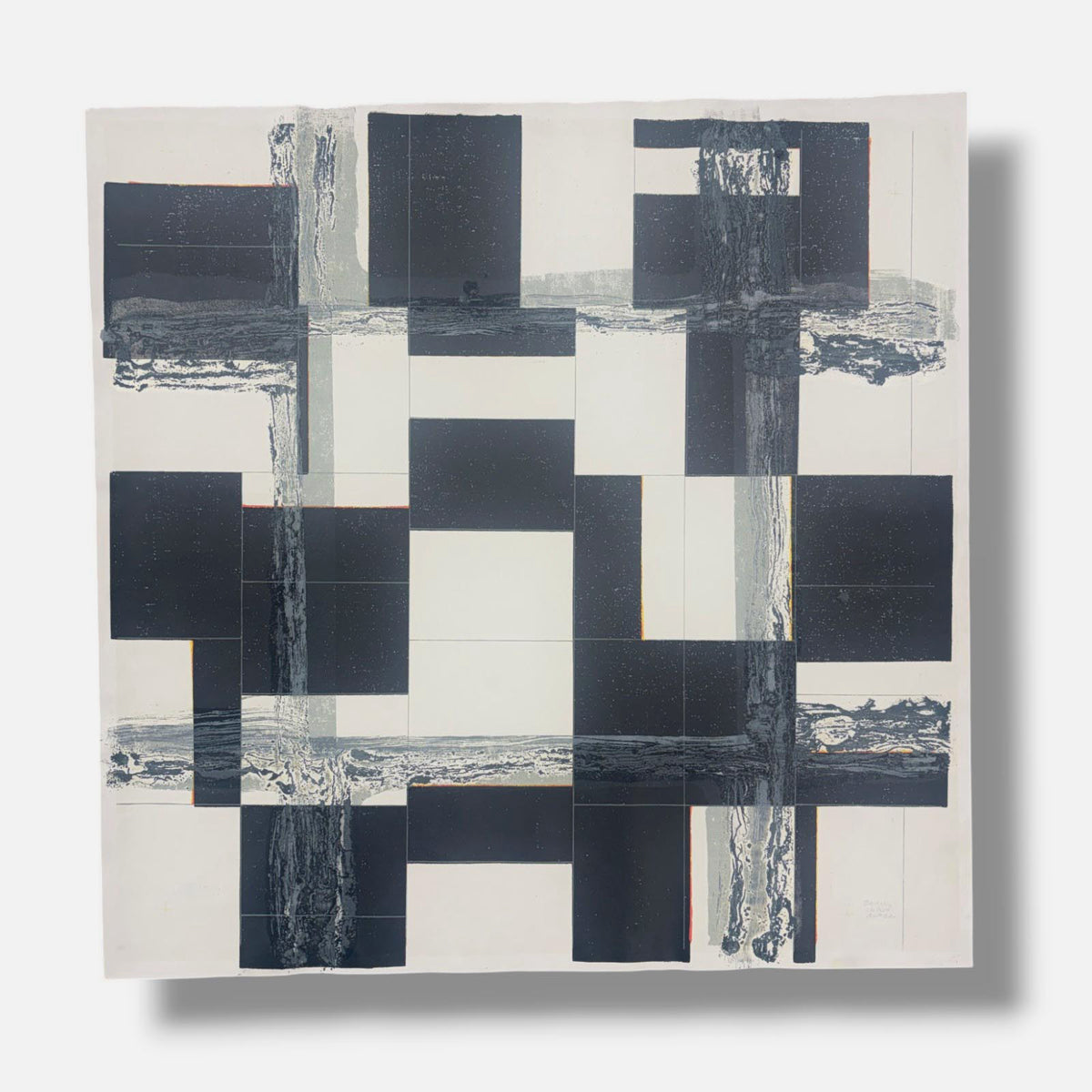 Daniel Lupión Romero "S/T II" /75 1999 Limited Signed Fine Wall Art 71L x 71W cm