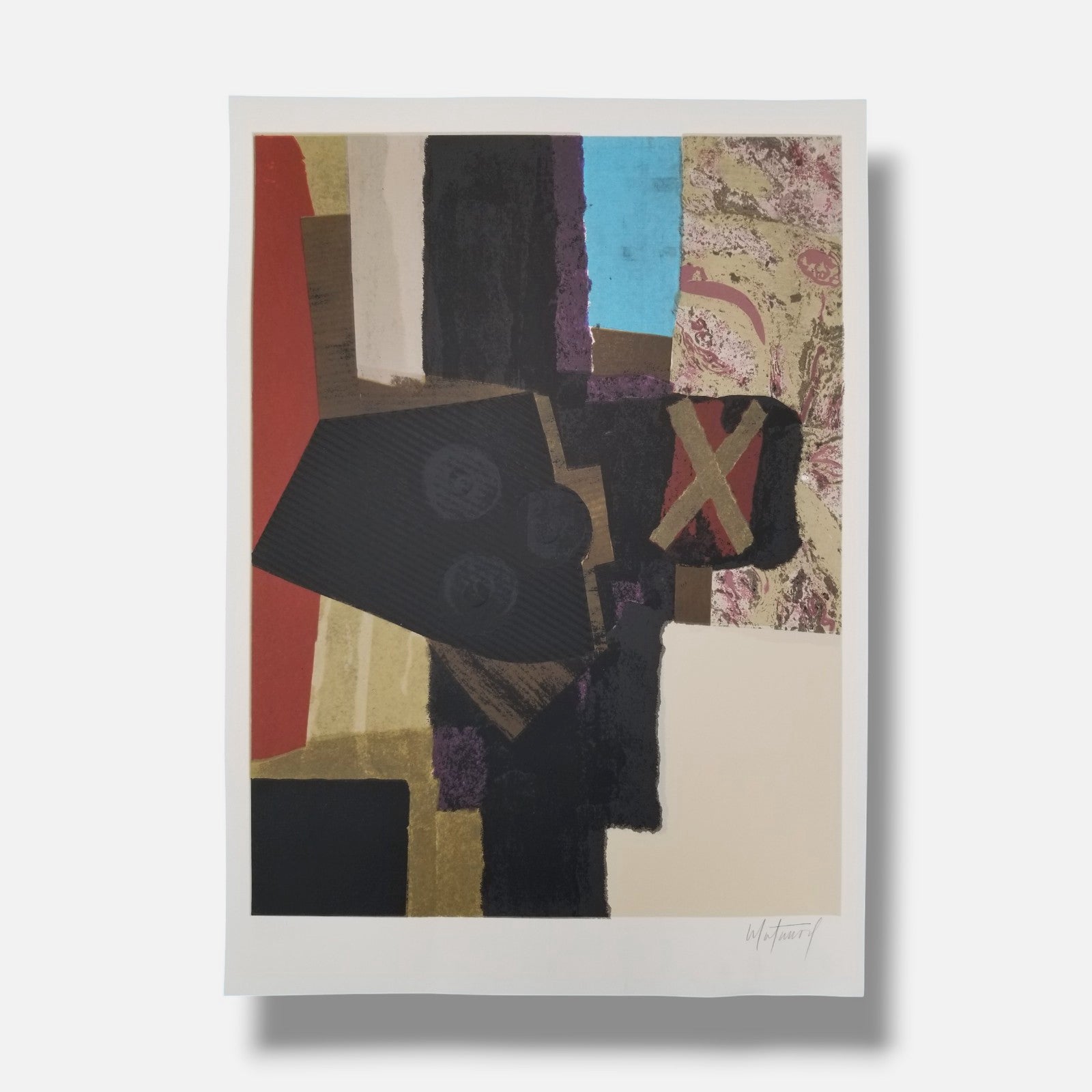 Osvaldo Matamoros "S/T I" 2004 Limited Signed Fine Wall Art Print