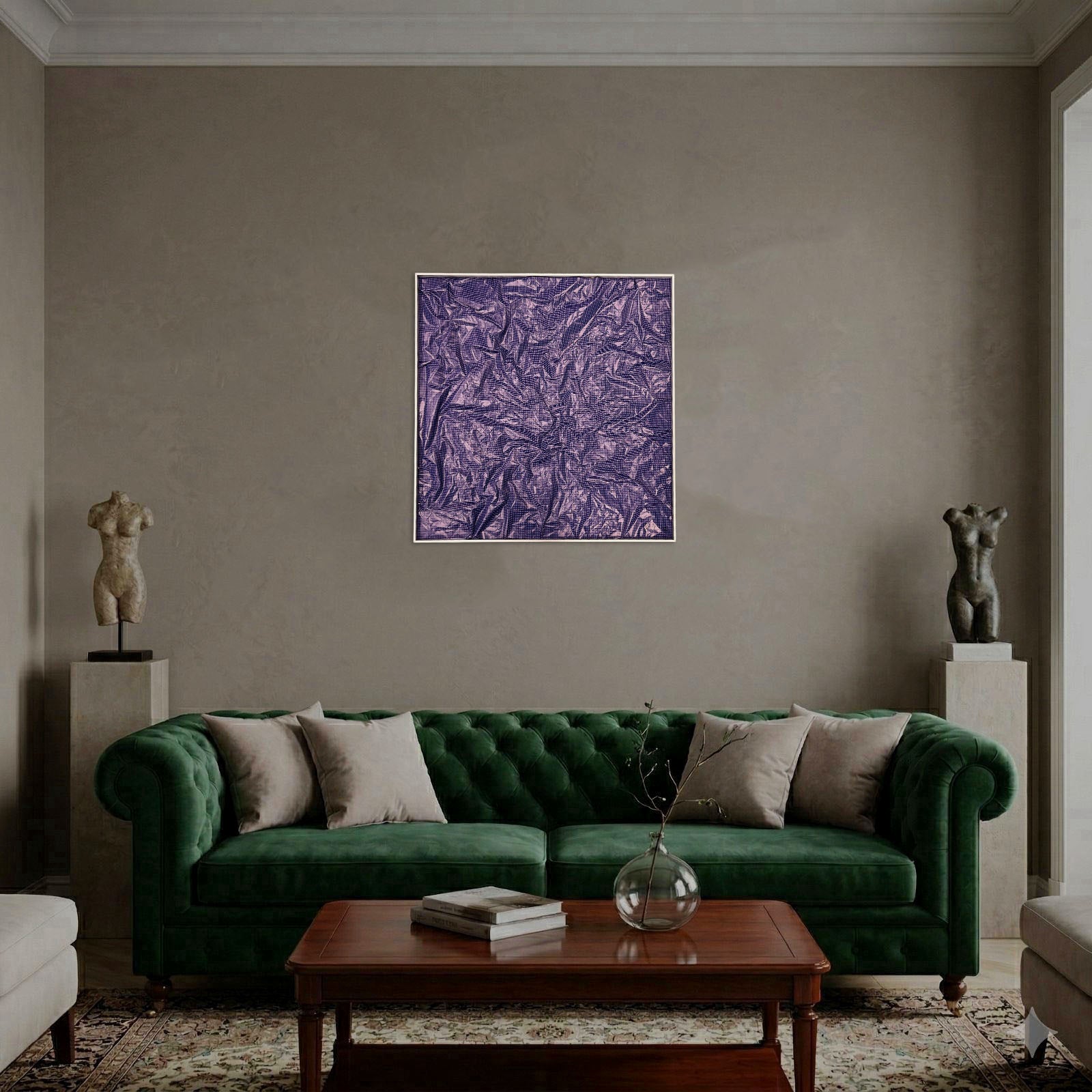 Oliver Johnson "MultiDimensional. Object Purple" 2004 Signed Fine Wall Art