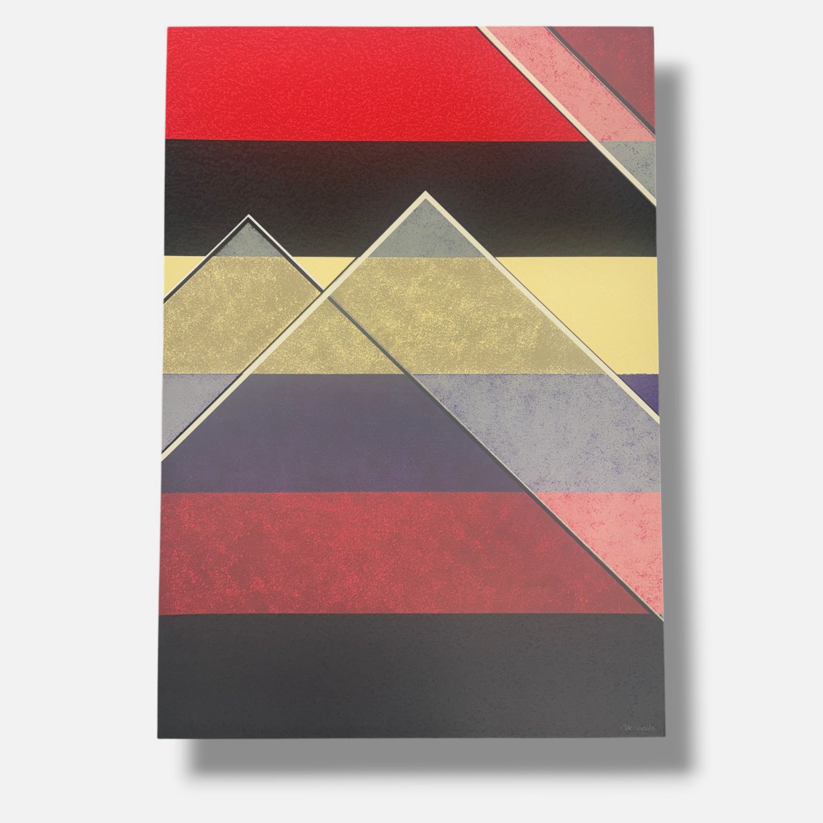 Luis Caruncho "Signo Iudico 4" 2006 Limited Signed Fine Wall Art Print, 100Lx70W