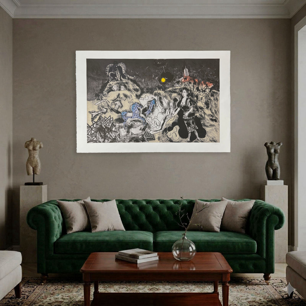 Augustín Ubeda "Serie: Cosas Del Cielo..." P.T. Limited Signed Wall Art 80x120cm