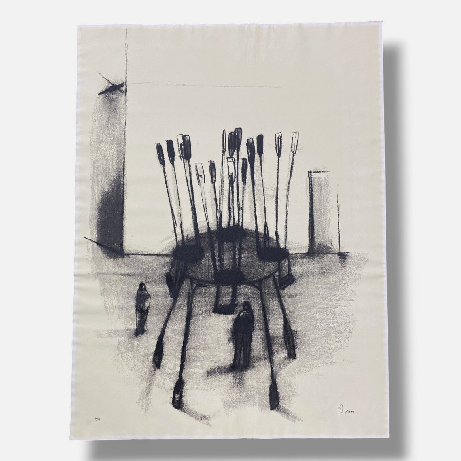 KCHO "Núcleos del Tiempo" 2004, Fine Wall Art Print | 106 x 79 cm