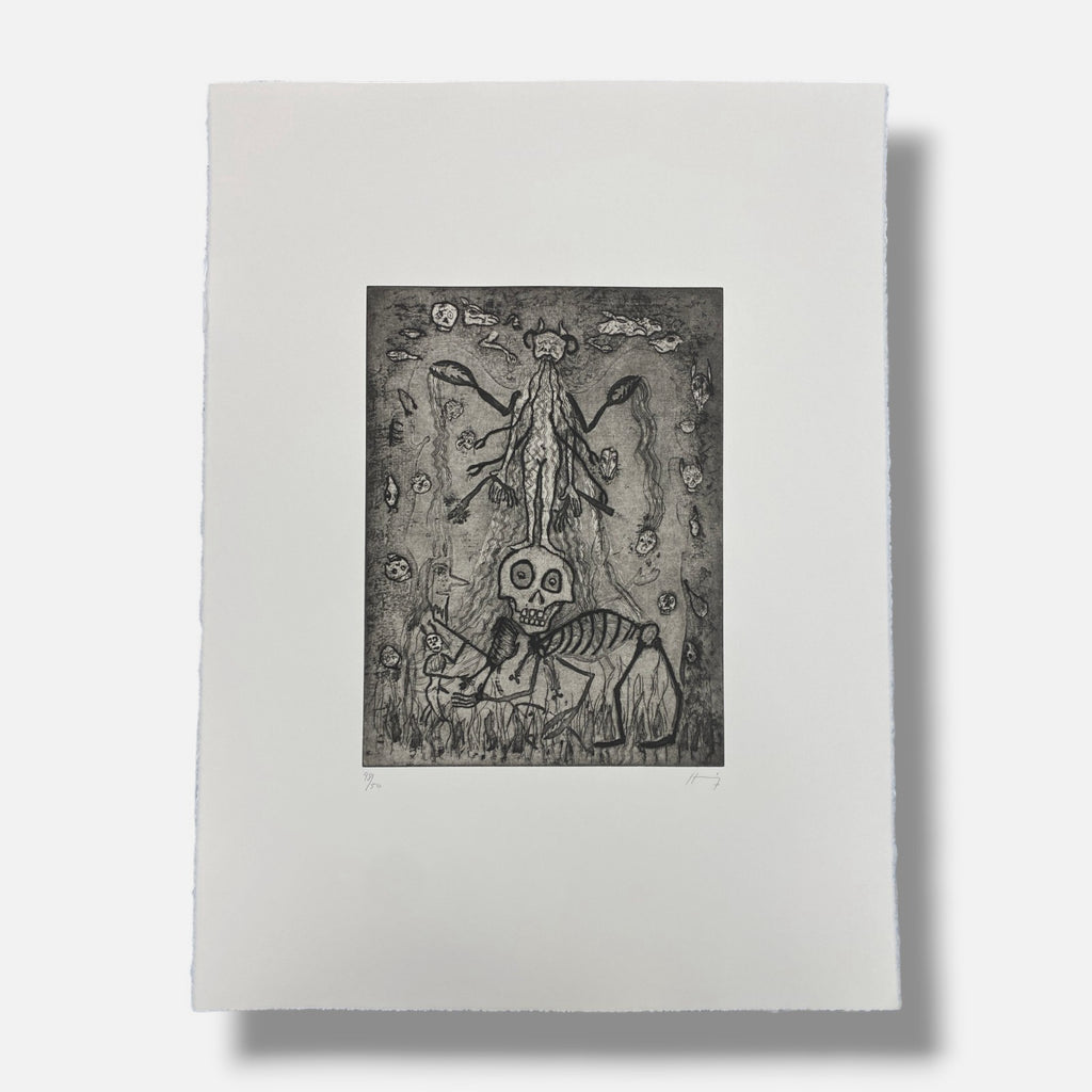 Sergio Hernández "Sueño De La Muerte" 9-Piece Fine Wall Art Set | 11.6 x 15.6 in
