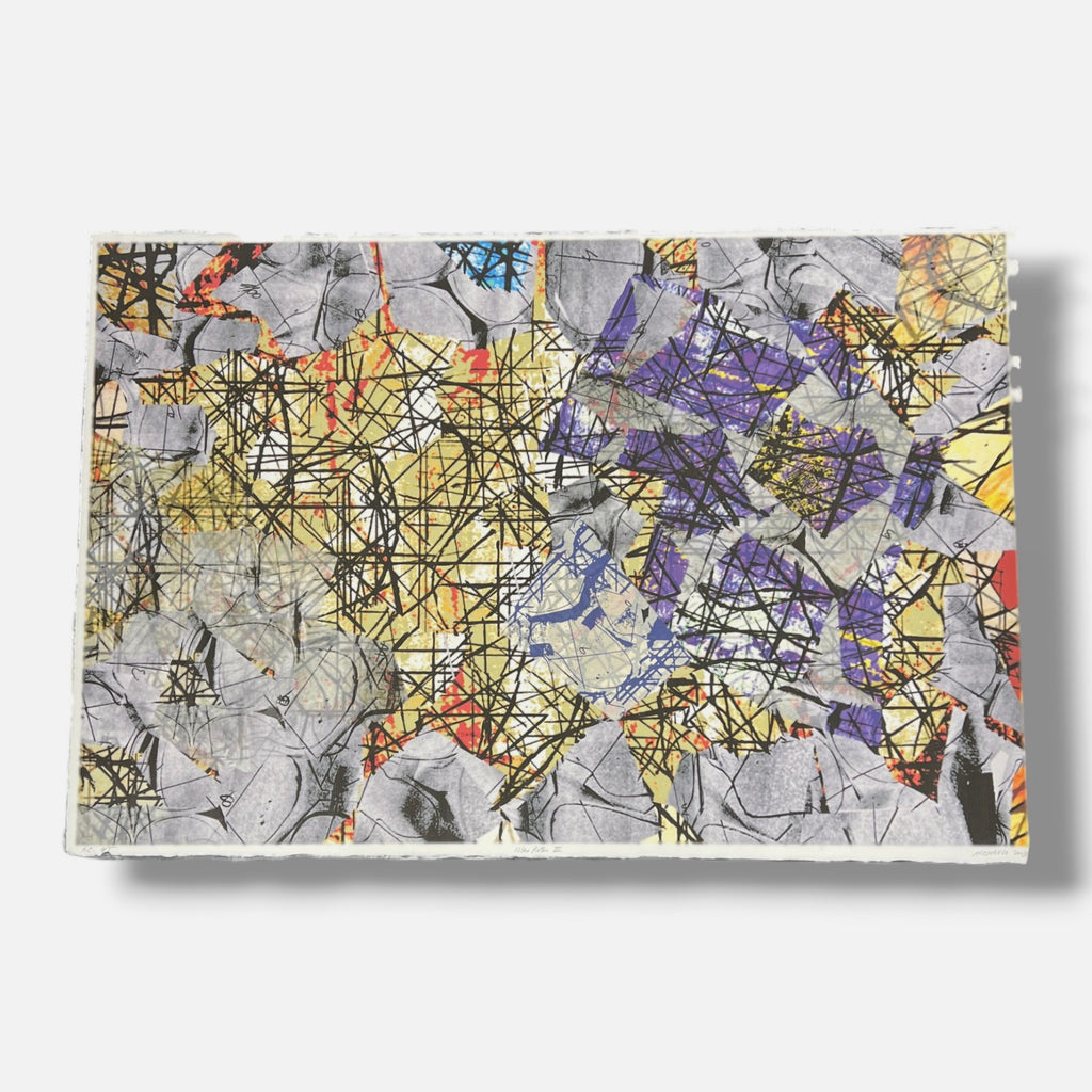 José Luis Alexanco "Islas Rotas III" Limited Signed Wall Art Print, 101 x 153 cm