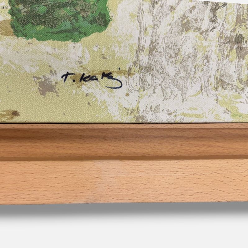 Jafar T. Kaki "Paisaje en Movimiento Urbano" Limited Signed Framed Wall Art