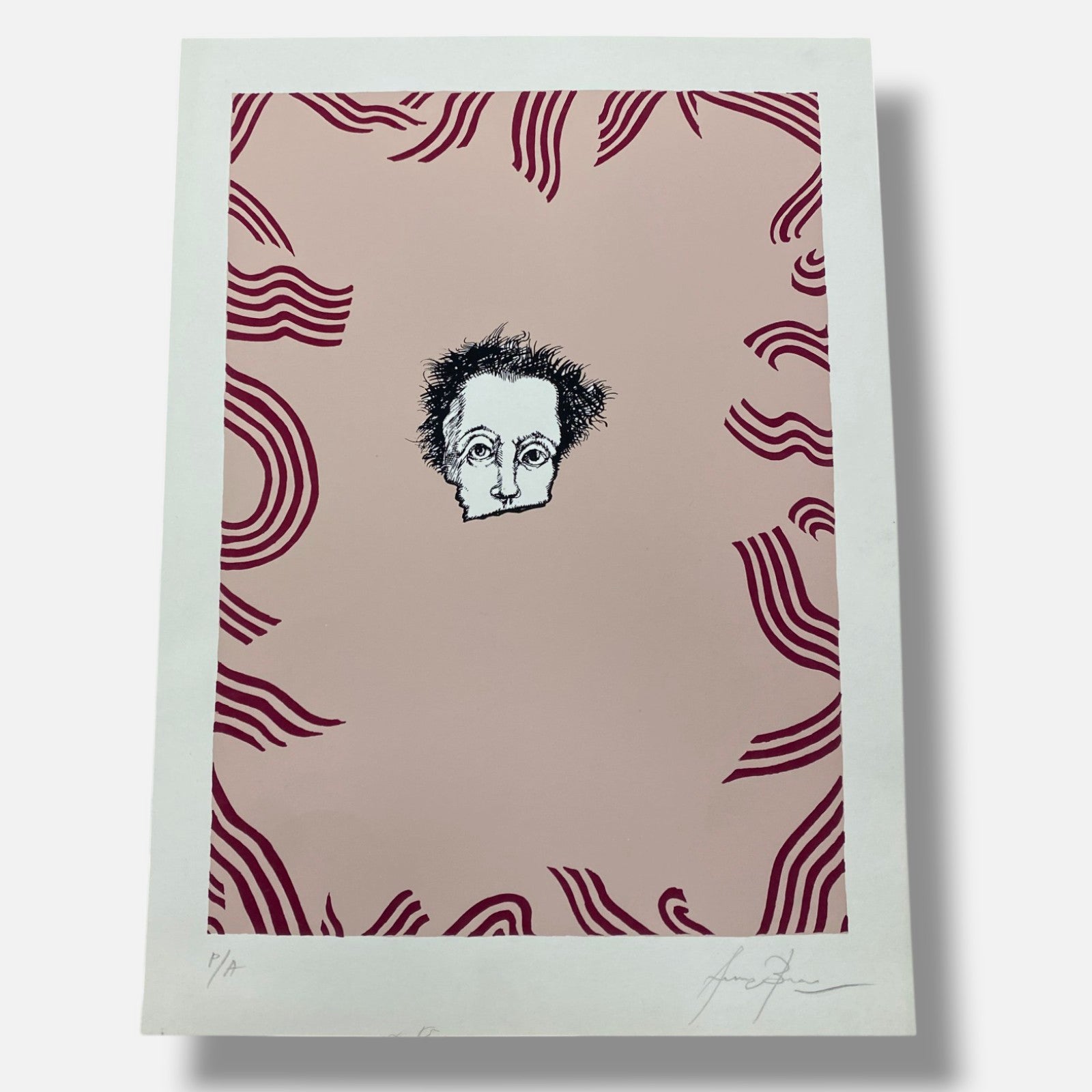Eduardo Arranz-Bravo "Cabeza Loca" P.A., Fine Art Print | 34 x 25 cm