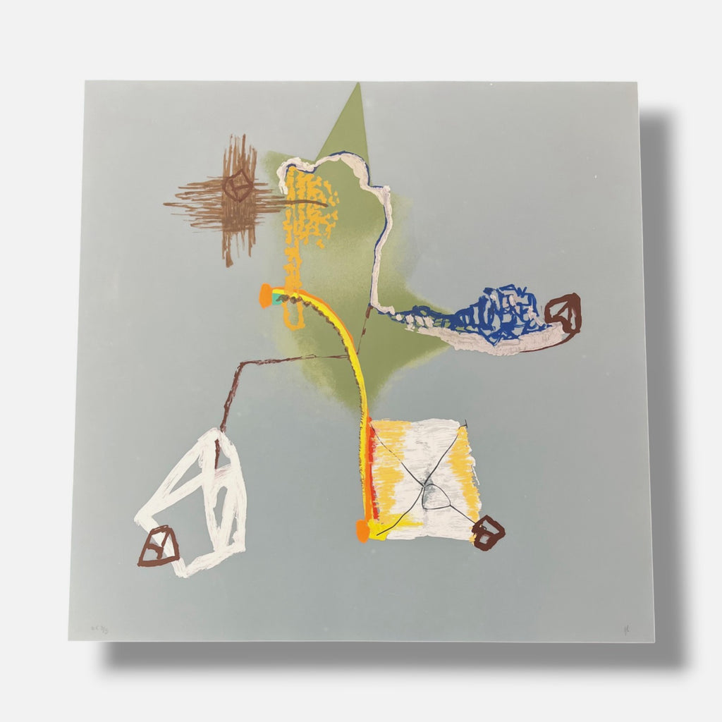 Isabel Martínez Rubio "Saliendo Del Miedo" H.C. Limited Signed Wall Art, 80x80cm