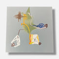 Isabel Martínez Rubio "Saliendo Del Miedo" H.C. Limited Signed Wall Art, 80x80cm