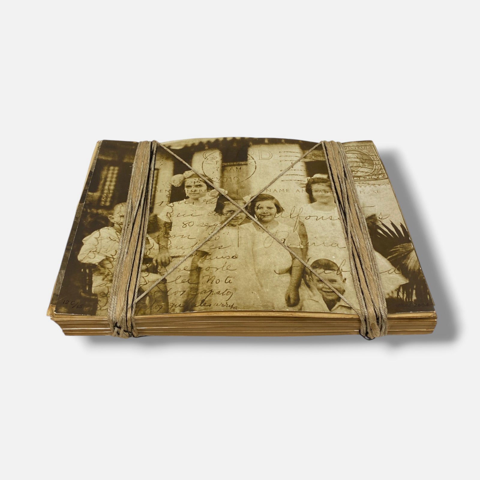 José Manuel Fors "Atados de memoria "C" 2004 Book Collage Fine Art