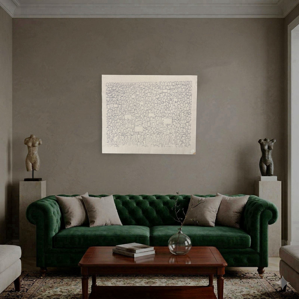 René Francisco "La Mar De Marcha" P.T. Limited Signed Wall Art Print, 81x100 cm