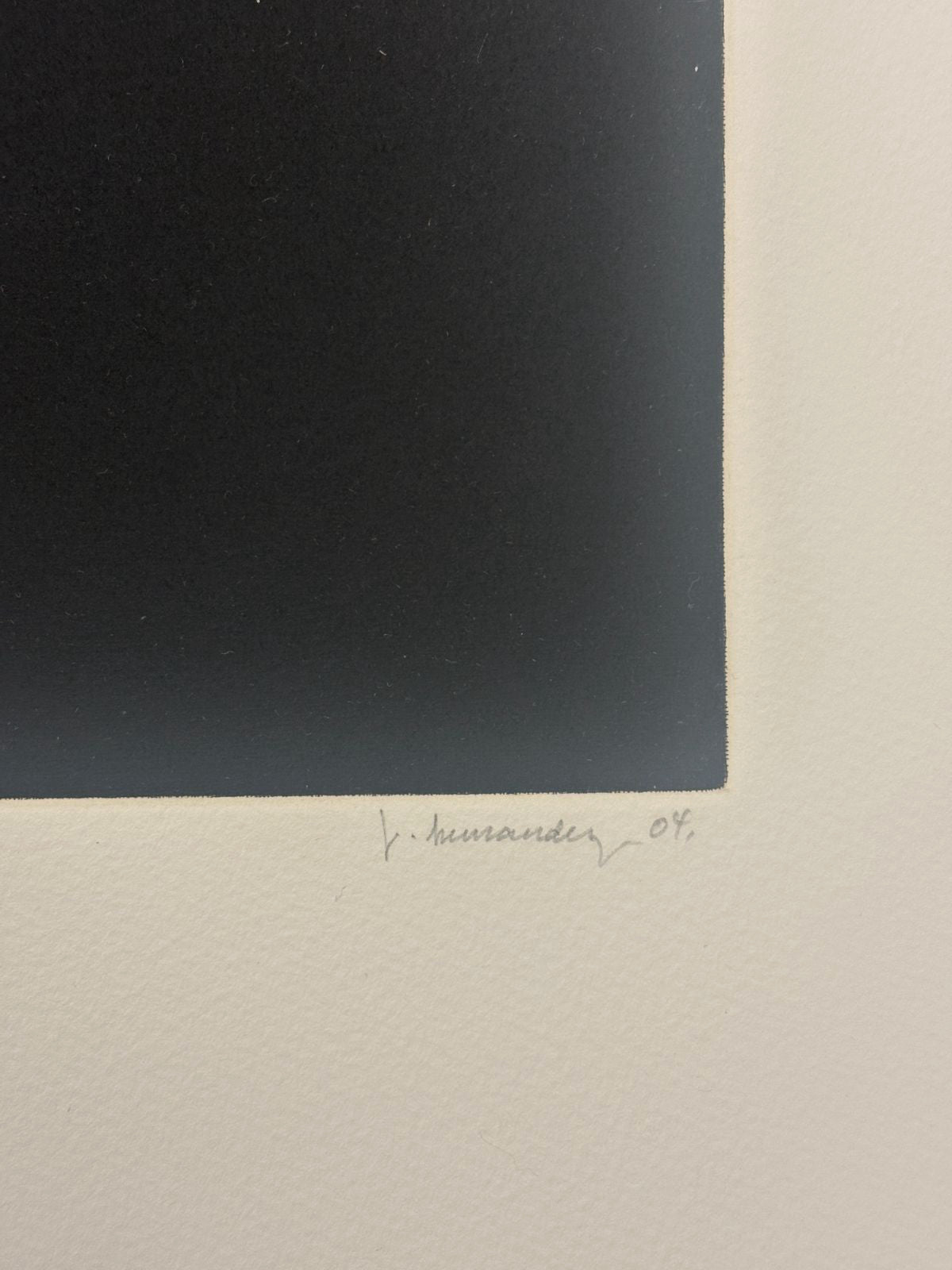 Jose Hernandez Muñoz "Sombra III" H.C. 2004 Signed Limited Fine Wall Art 50x65cm
