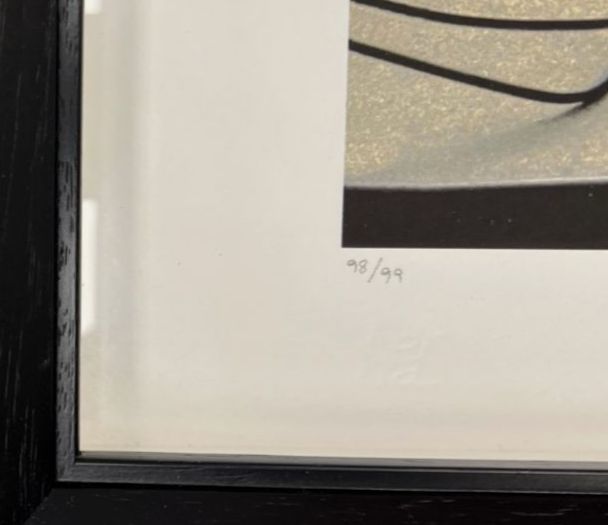Monika Brandmeier "Spirale" 2004 Limited Signed Wall Art Print, 87L x 70W cm