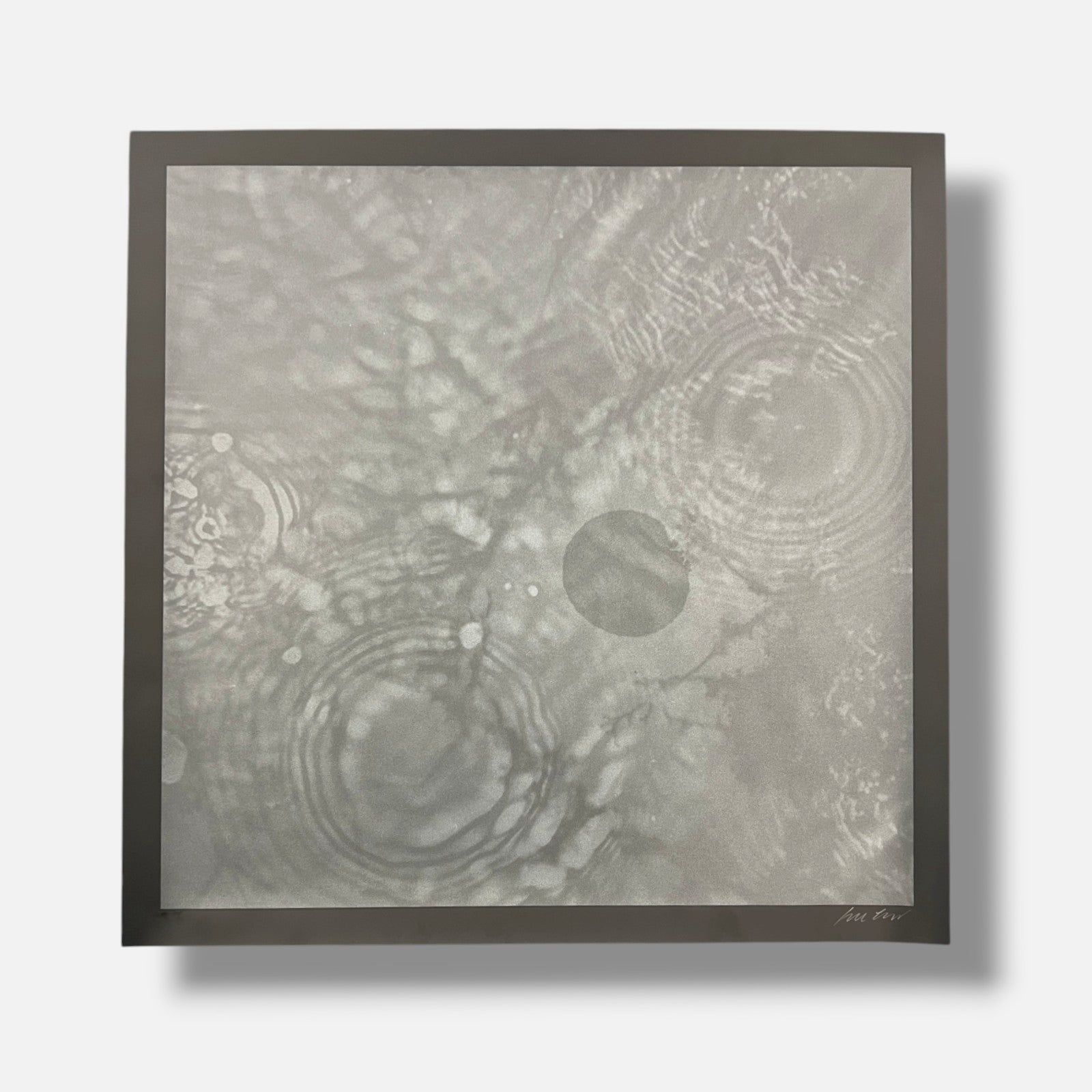 Ángeles San José "Estanque" 2006 Limited Signed Wall Art, 80 x 80 cm