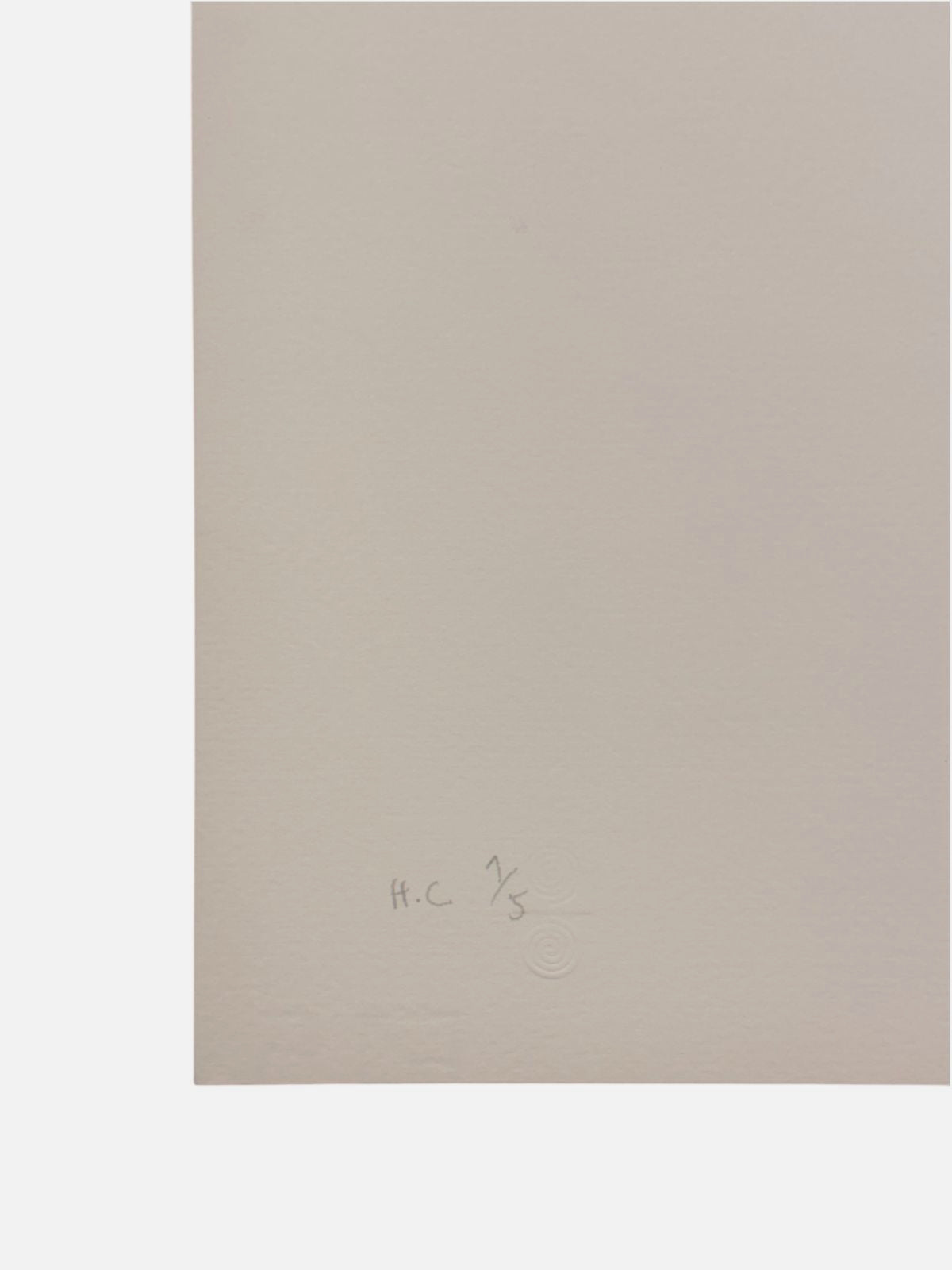 Thomas Jocher "Sesos" 2006 H.C. Limited Signed Unframed Fine Wall Art 68Lx75W cm