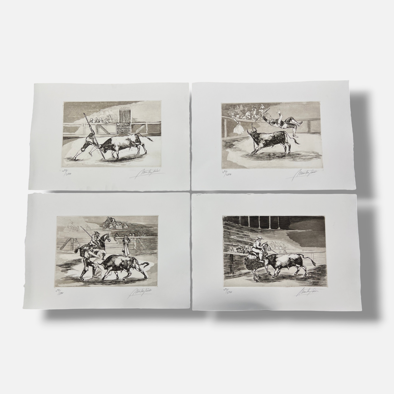 Martín Simón "Simbologias, La Tauromaquria" Limited Signed Wall Art 23-Piece Set
