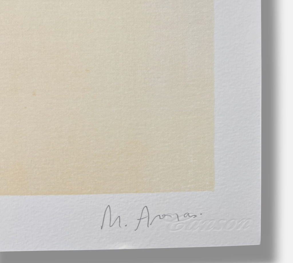 Man Arenas "100% algodon" 2004 Limited Signed Fine Wall Art Print 110 x 75 cm