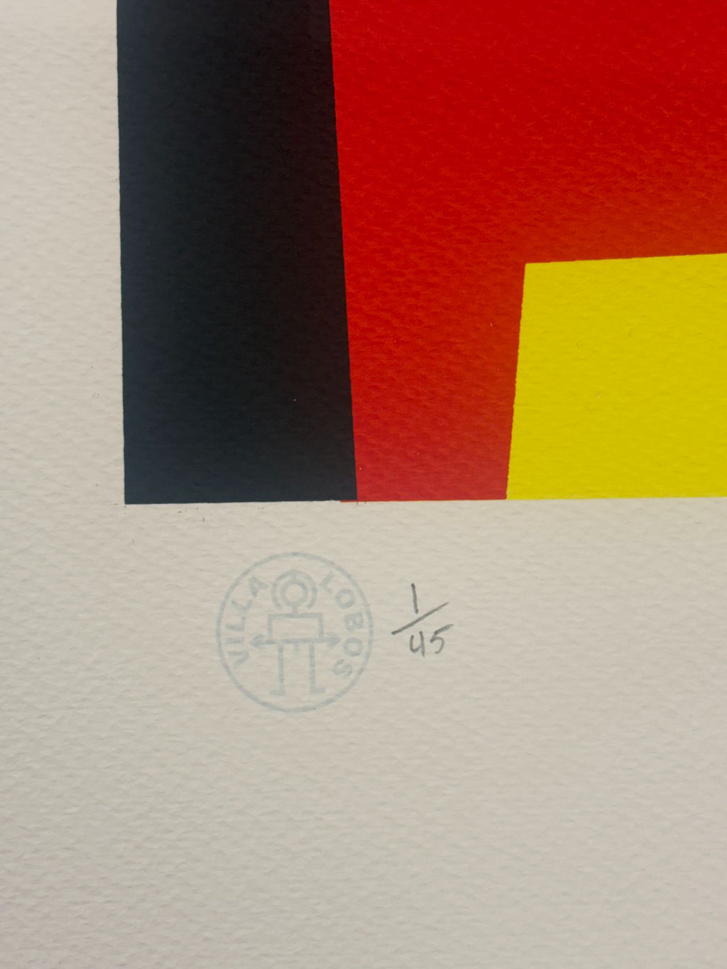 Nelson Villalobo Ferrer "Sin Titulo" 2003 Limited Signed Fine Wall Art 77Lx25Wcm