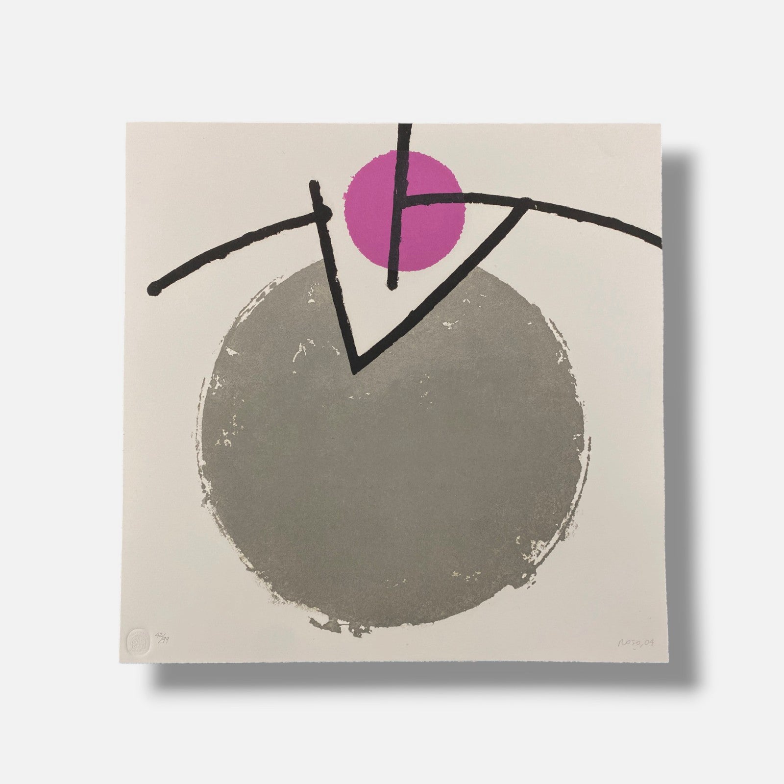 Vicente Rojo Almazán "Islas De Luz" 2004, 4-Piece Fine-Art Print Set, 50 x 50 cm