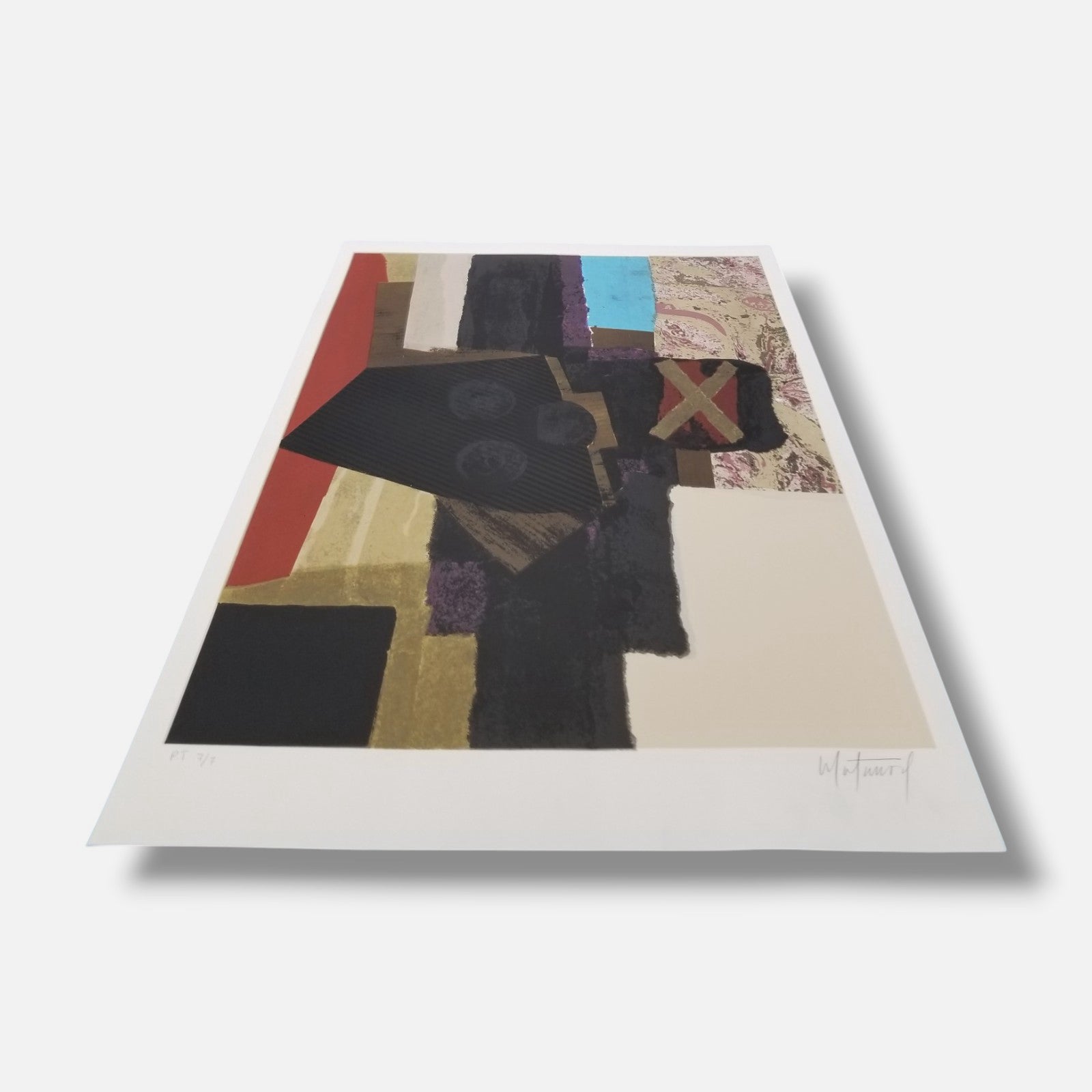 Osvaldo Matamoros "S/T I" 2004 P.T. Limited Signed Fine Wall Art Print