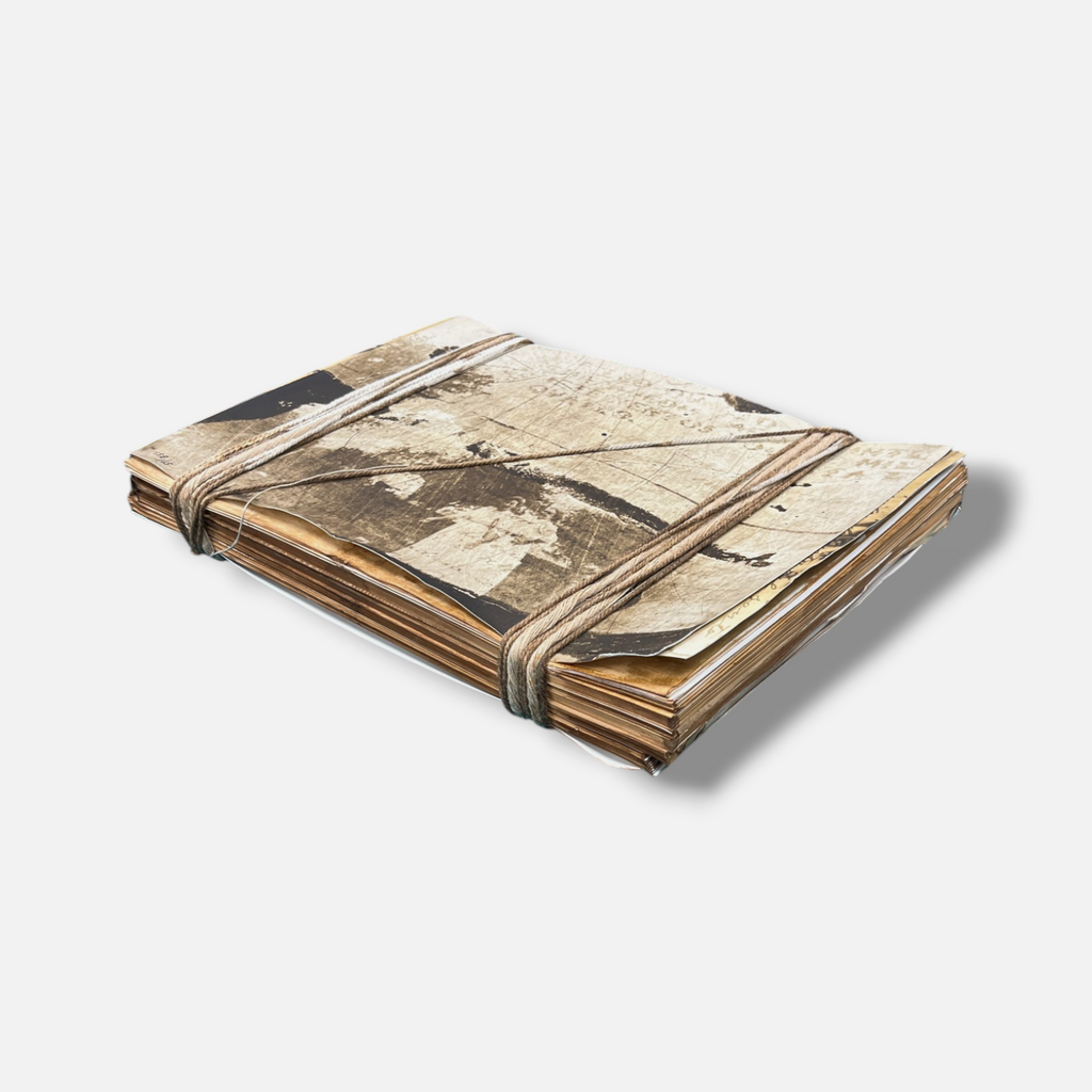 José Manuel Fors "Atados de memoria "E" 2005, Book Collage Fine Art