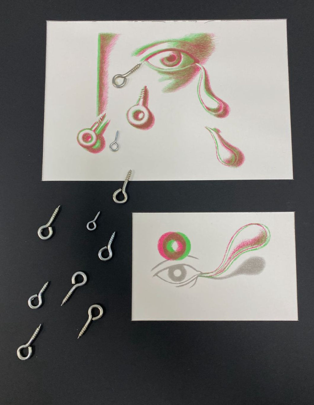 Luis Eduardo Aute "Lagrimas De Acero" 2006, Fine 3D Art Print | 49 x 40 cm