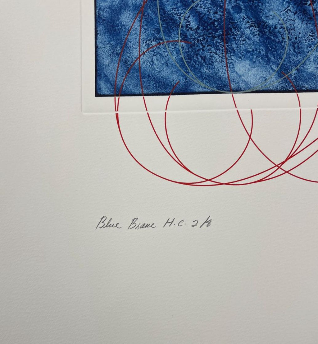 Dorothea Rockburne "Ship Curve #1" H.C. Limited Signed Wall Art | 78 x 112 cm