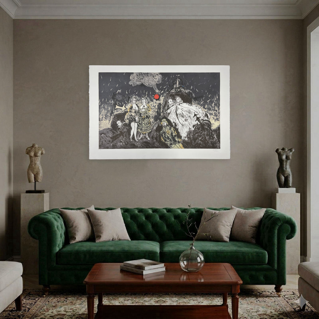 Augustín Ubeda "La Profundidad De La Noche" H.C. Limited Signed Wall Art Print