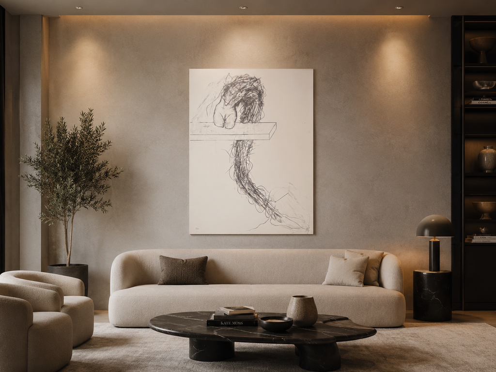 Natalia Granada "Vigilia III" 2005 Signed Limited Unframed Fine Wall Art 76x54cm