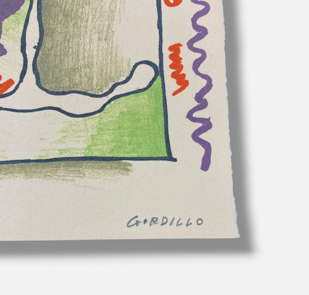 Luis Gordillo "Bodegon" 1985, Fine Wall Art Print | 53 x 38 cm