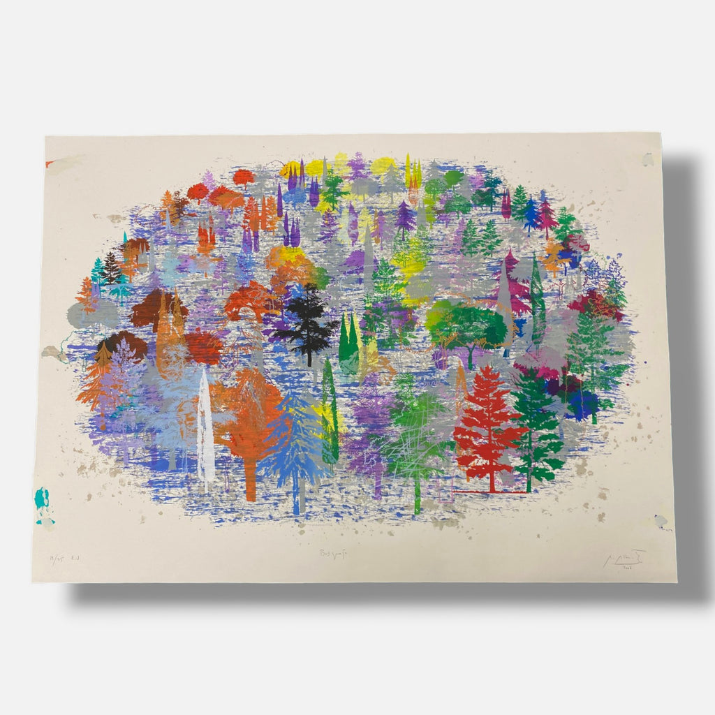 Alfonso Albacete "Bosquejo" 2006 Signed Large Fine Art Print | 140 x 100 cm