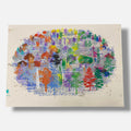 Alfonso Albacete "Bosquejo" 2006 Signed Large Fine Art Print | 140 x 100 cm