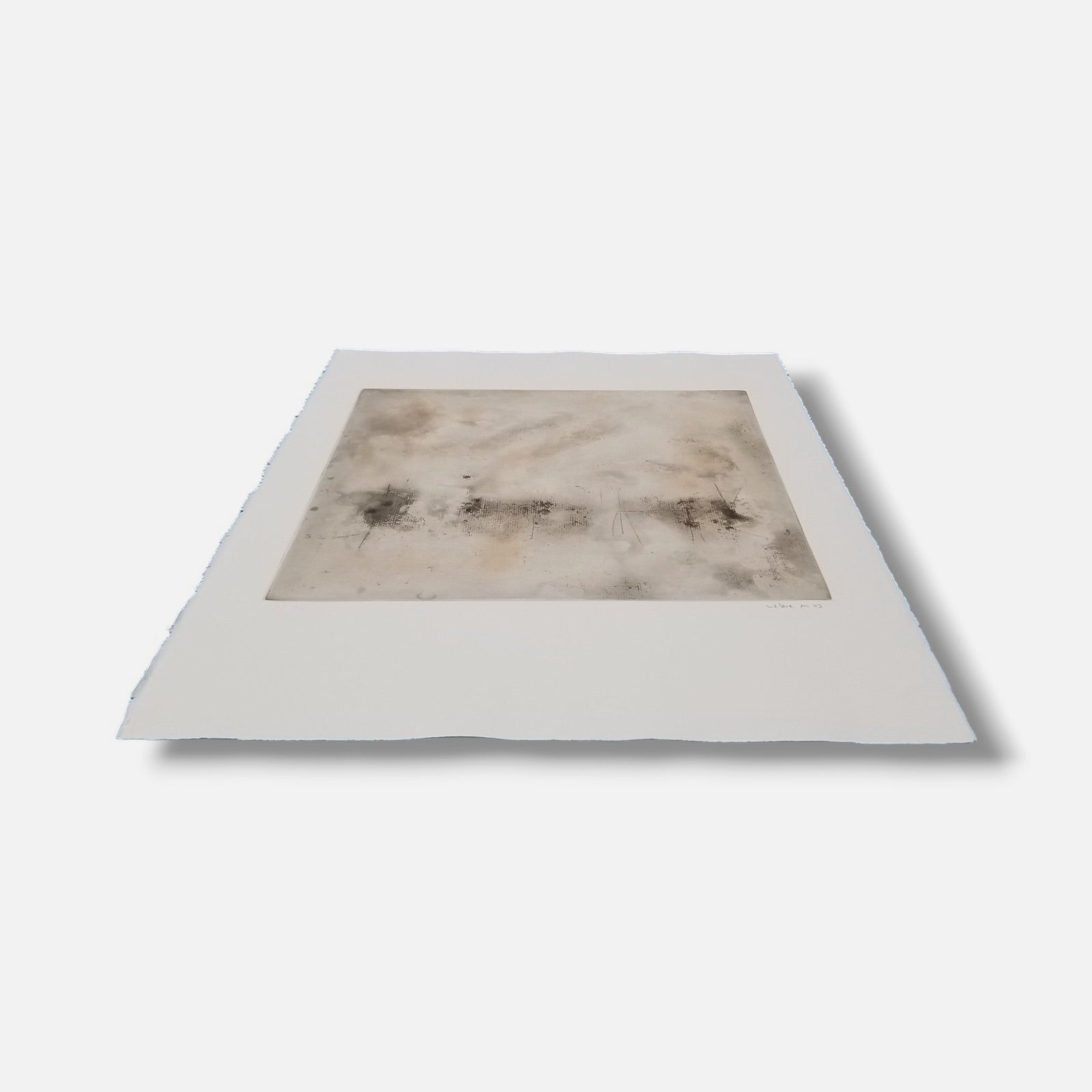 Willie Mazquez "Sin Título II (Ocre)" 2003 Limited Signed Wall Art