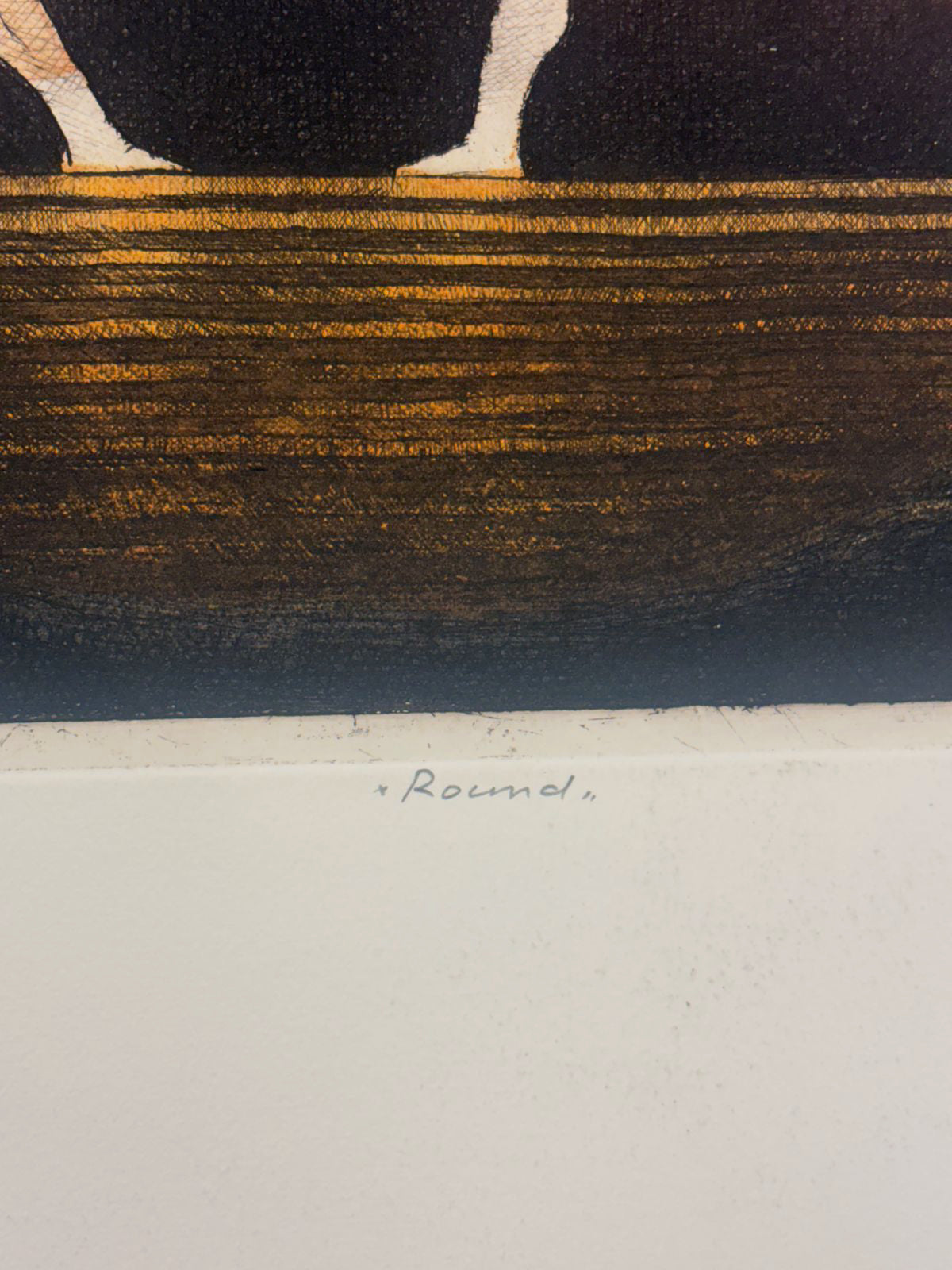Gerardo Aparicio Yagüe "Round" H.C. 2003 Limited Signed Fine Wall Art 47Lx54W cm