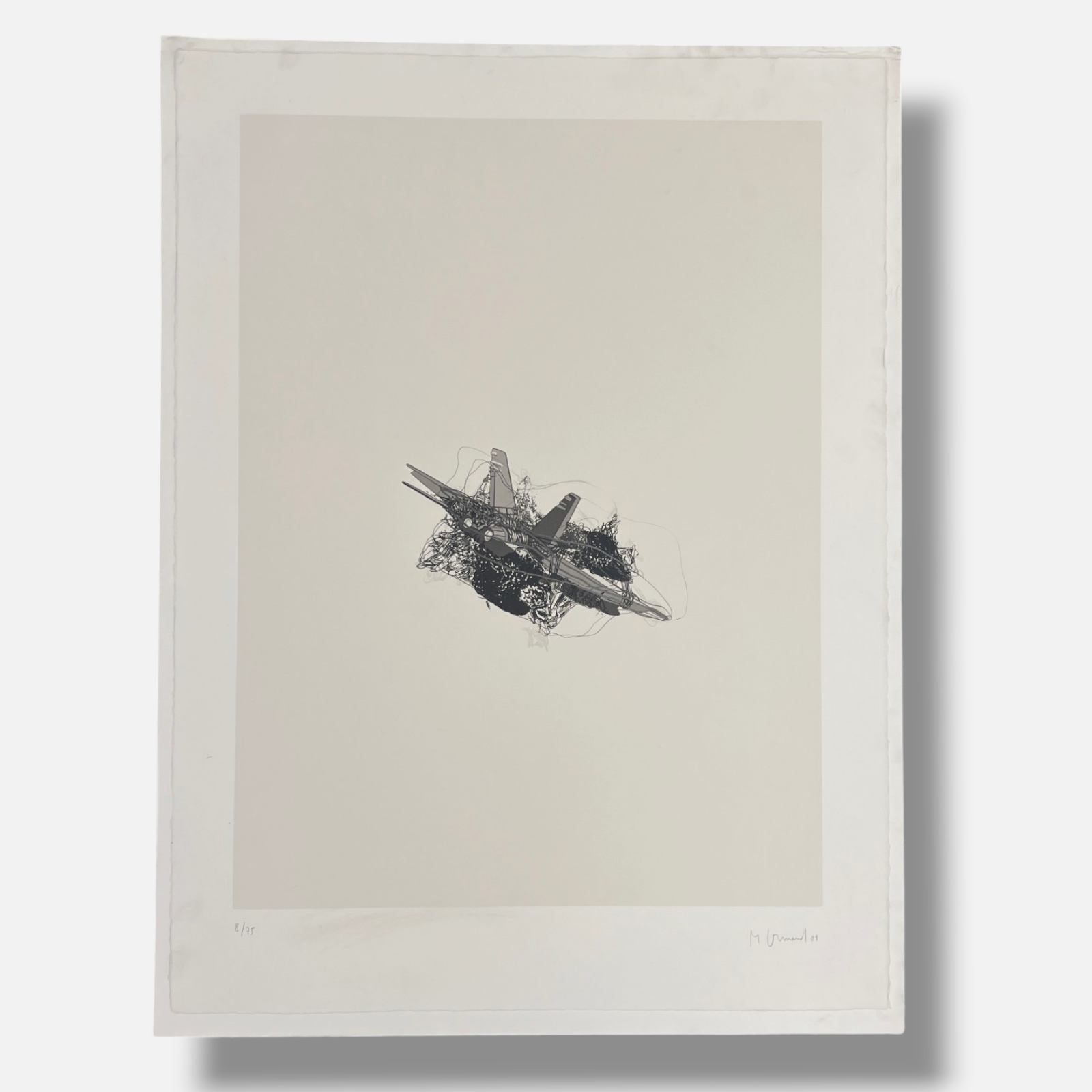Martí Cormand Rifà "24 - Planes Per Second" 2001 Limited Signed Fine Wall Art