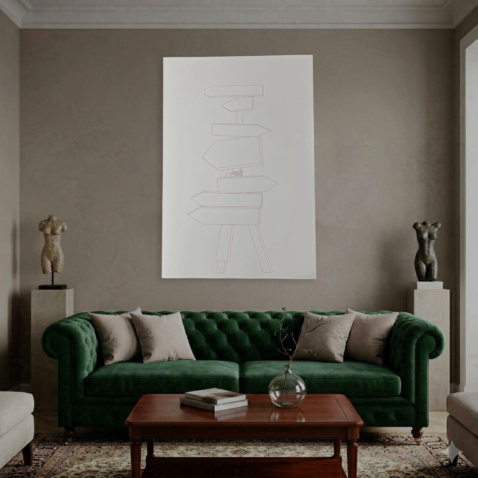 Alex Hanimann "All Has Not Been Said And Done V" 2006 Limited Signed Wall Art