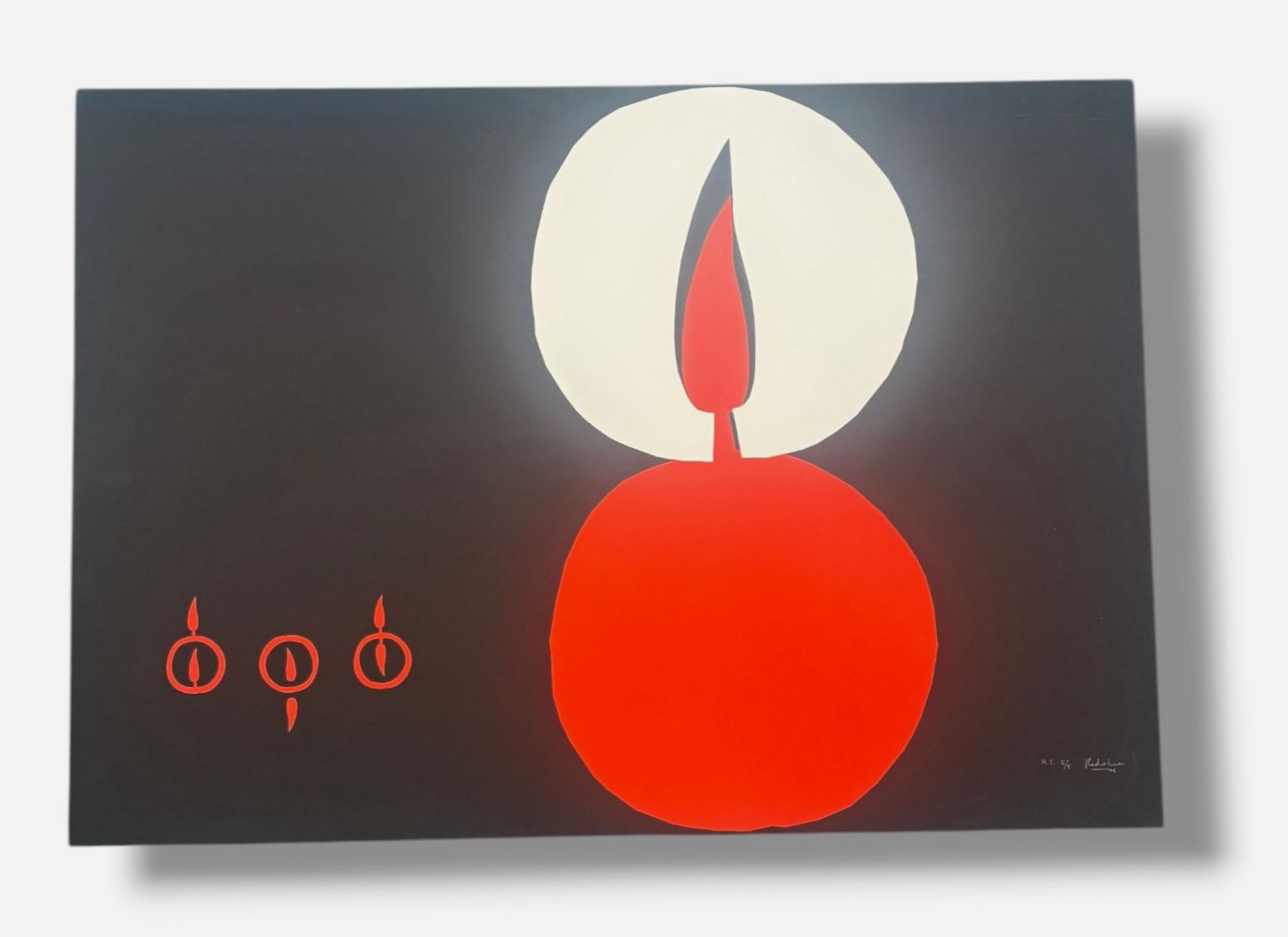 Pedro Oliver Parés "Cipresarte o Pincelarte" H.C. Limited Signed Art 70 x 100 cm