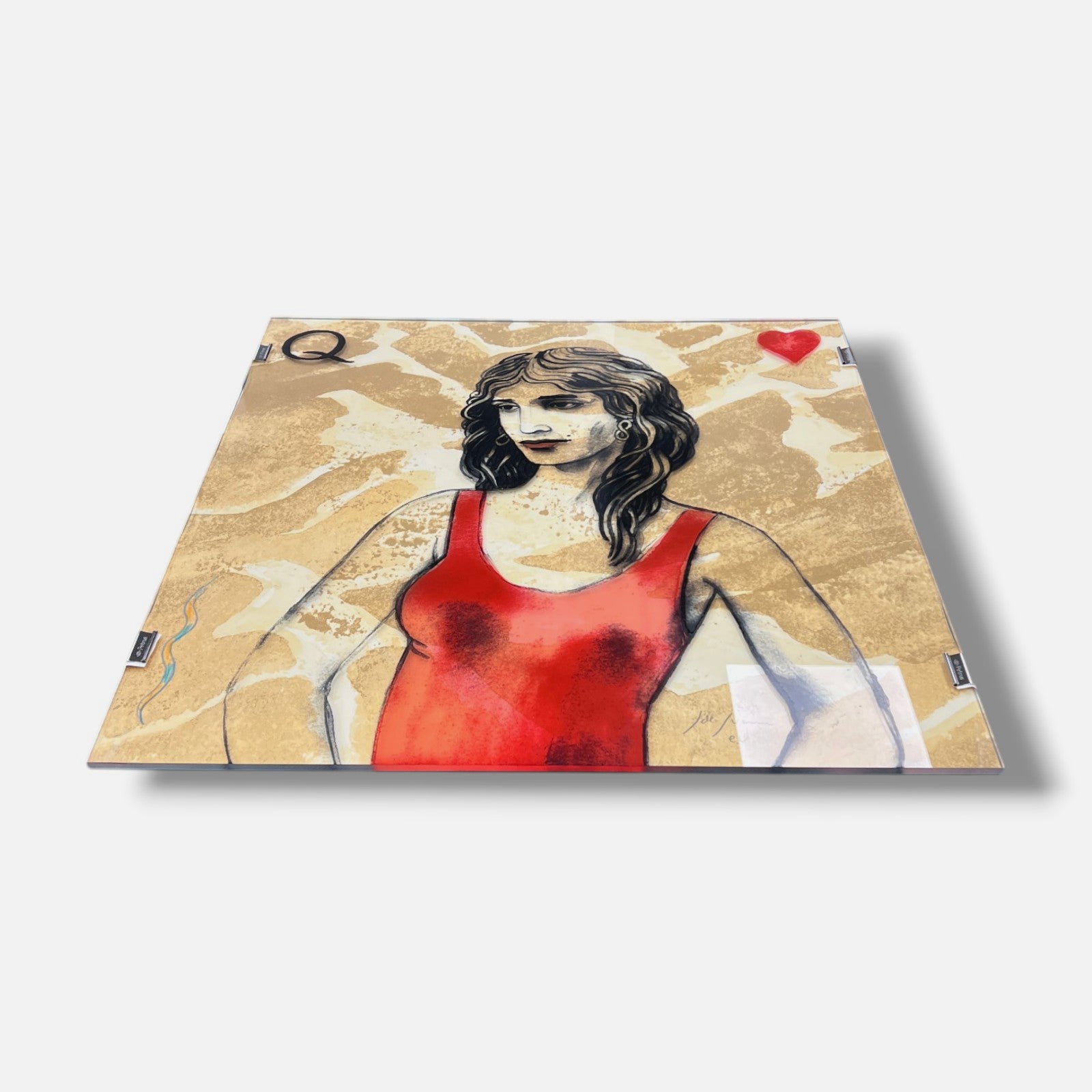 Javier de Juan Martínez "La Reina de Corazones" 2006 Limited Signed Wall Art