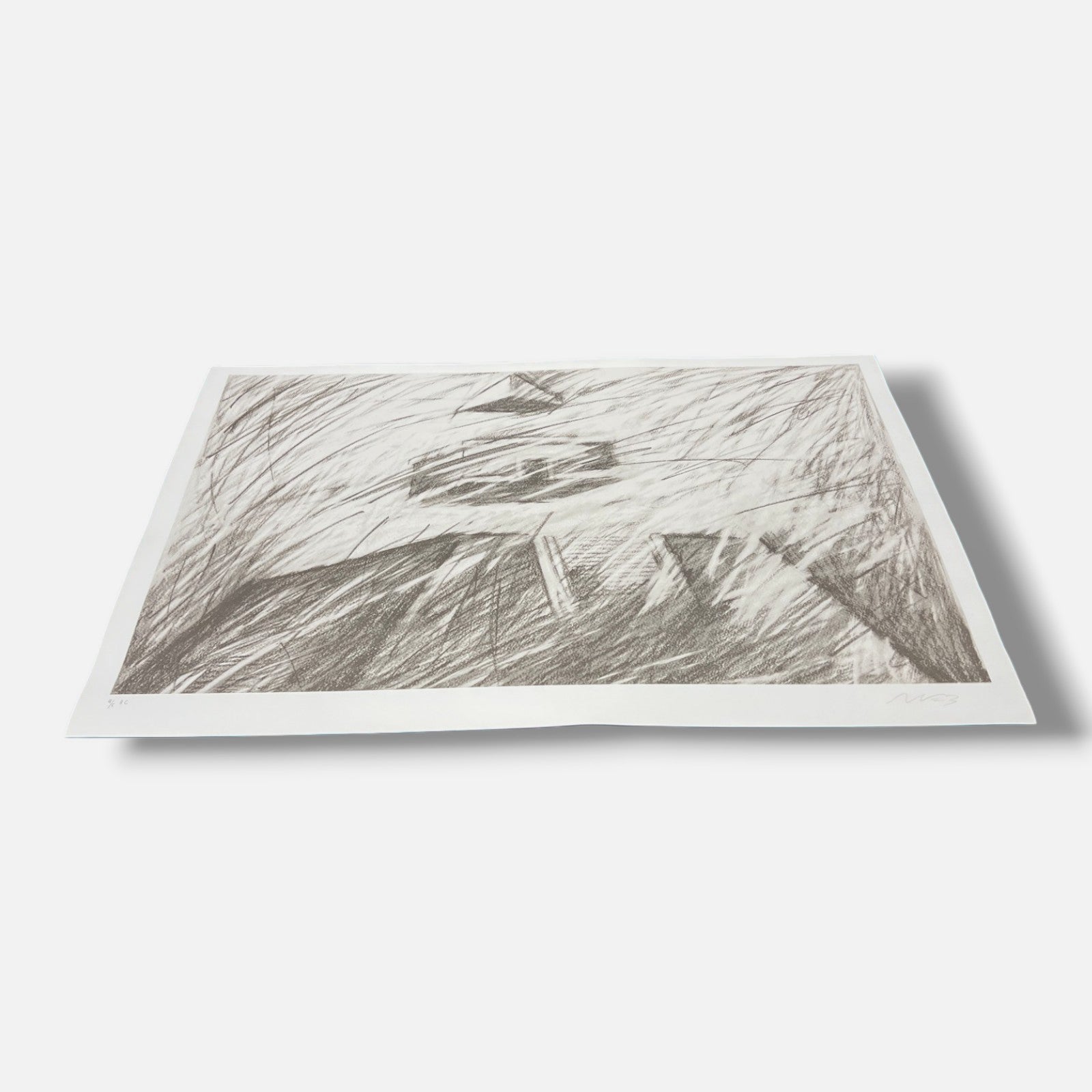 René de la Nuez Robaina "Piramides I" H.C. Limited Signed Wall Art | 100 x 70cm