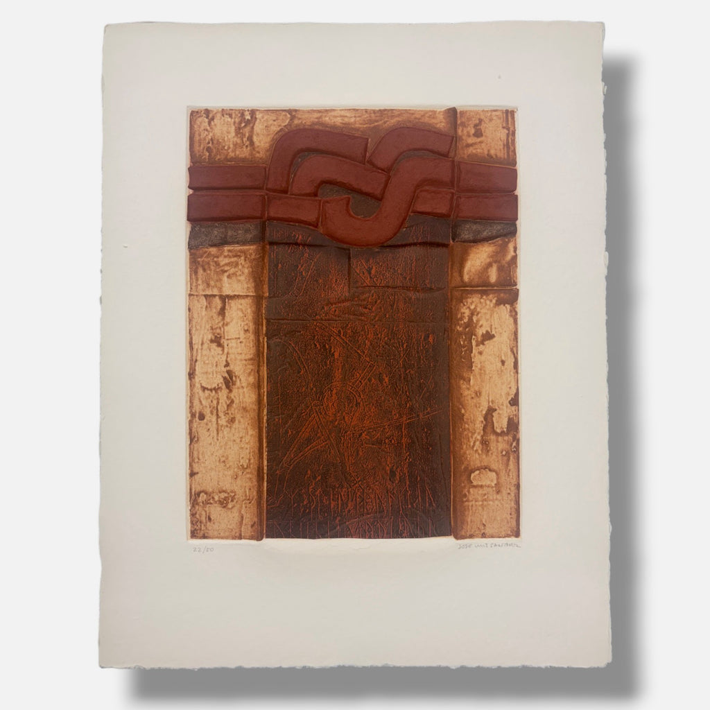José Luis Sánchez "Confluencias" 2001 Limited Signed Wall Art Set 65L x 50W cm