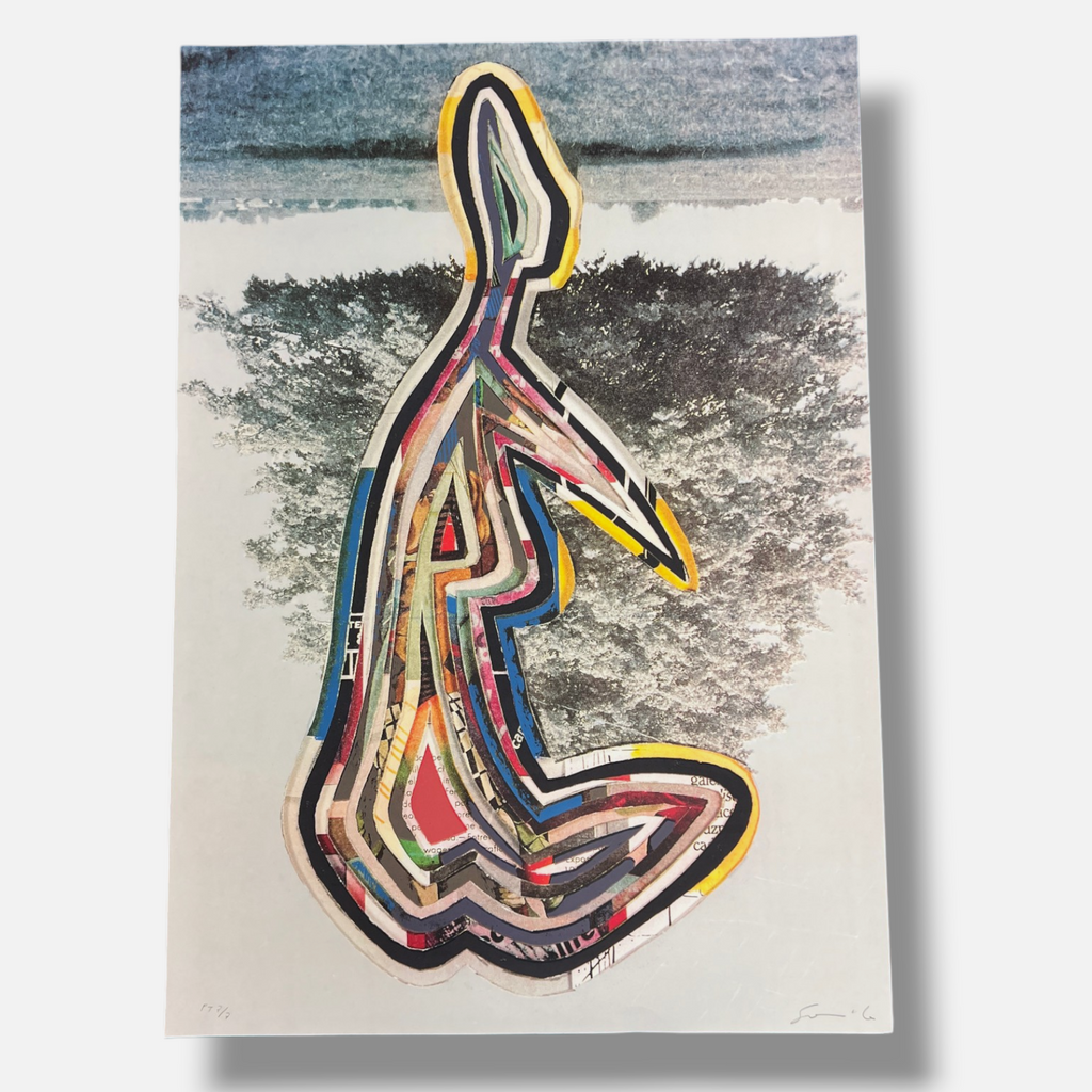 Juan Gomila "Figura Con Paisaje" P.T. 2004 Limited Signed Fine Wall Art Print