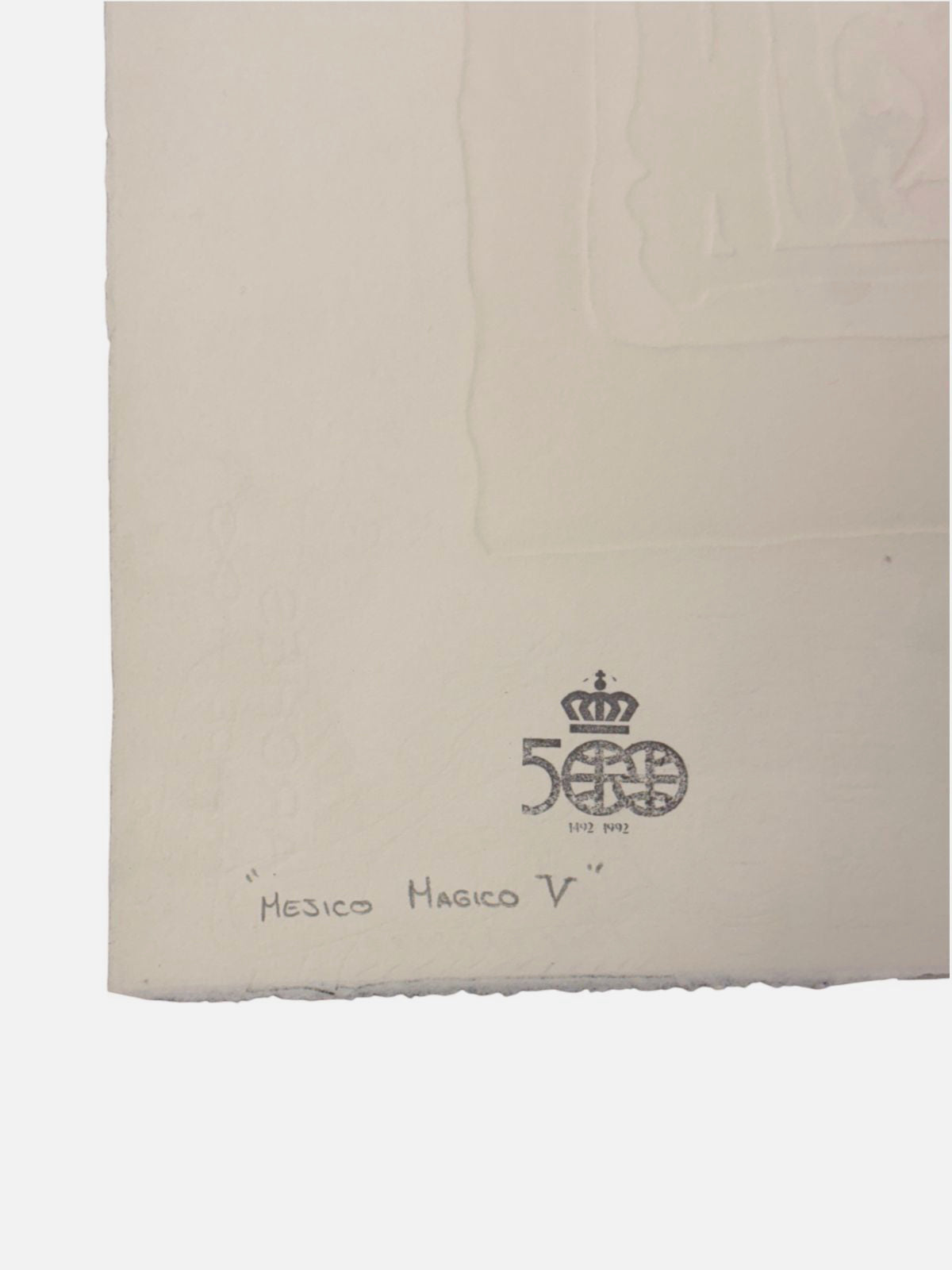 Alberto Gironella "Méjico Mágico V" P.A. Limited Signed Fine Wall Art 64Lx49W cm