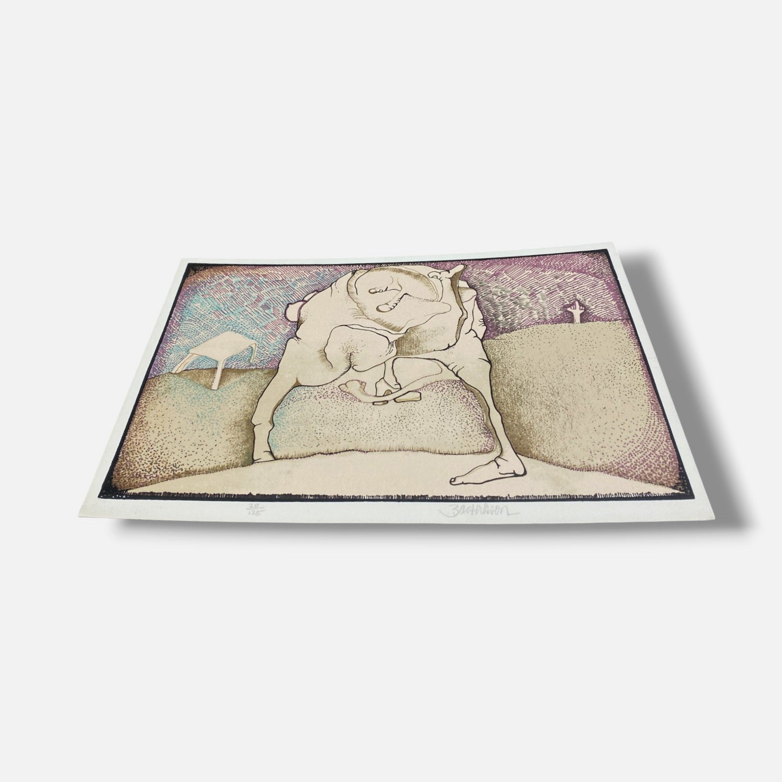 Julio Zachrisson Acebedo "Mesita Izquierda" Fine Art Print | 34 x 25 cm