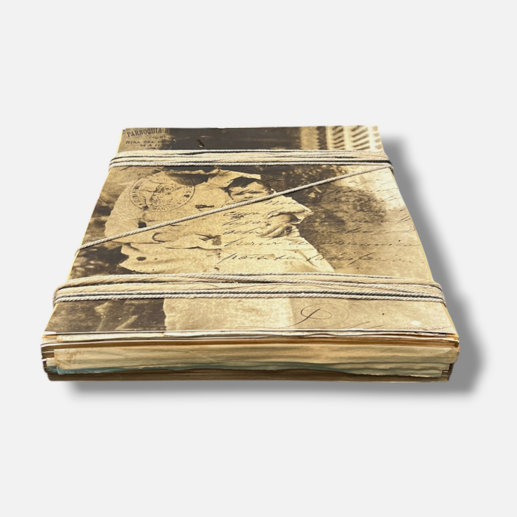 José Manuel Fors "Atados de memoria "G" 2005, Book Collage Fine Art