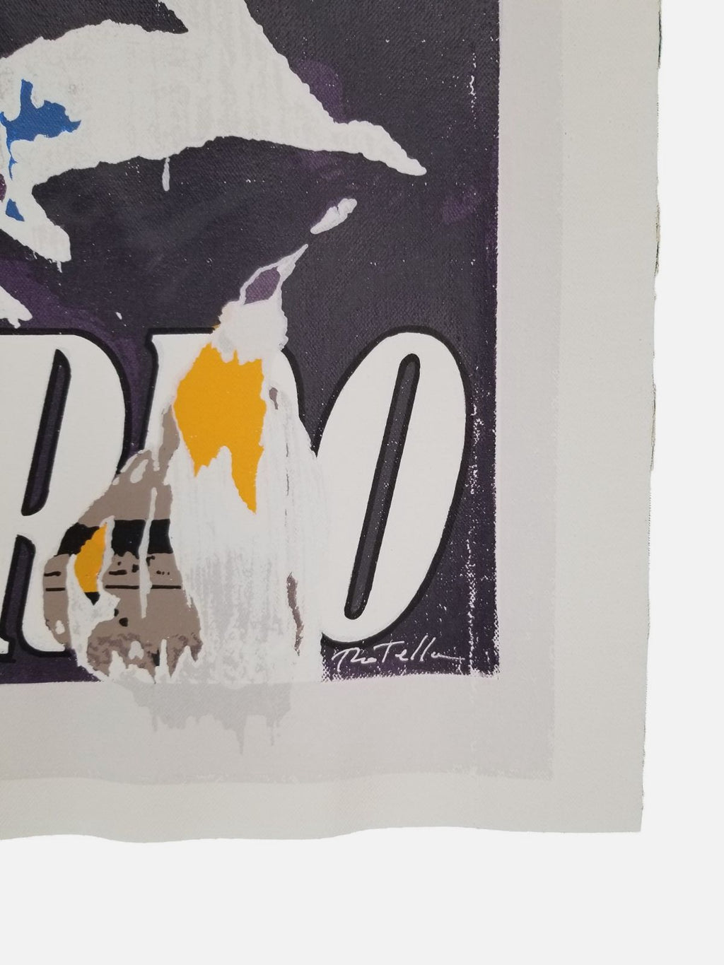 Mimmo Rotella "Lola Lola" 2002 P.T. Limited Signed Fine Wall Art | 106 x 76 cm