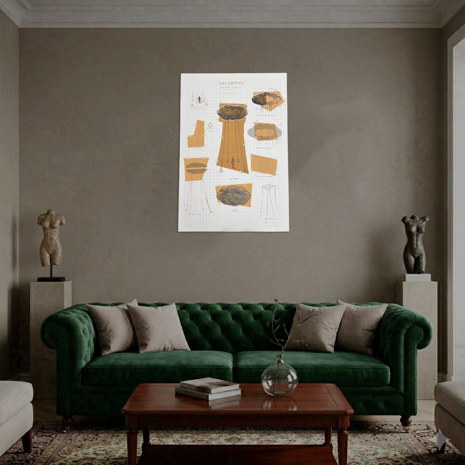 Fernando Bellver Chango "Nube Tormenta" Limited Signed Wall Art Print
