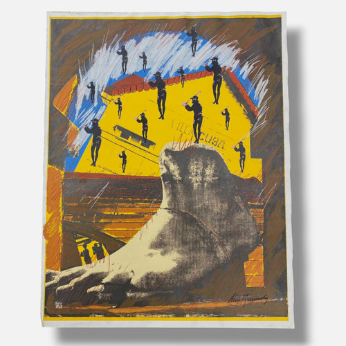 Aldo Menendez "Pie De Rey" 2002 Limited Signed Fine Wall Art | 102 x 79 cm