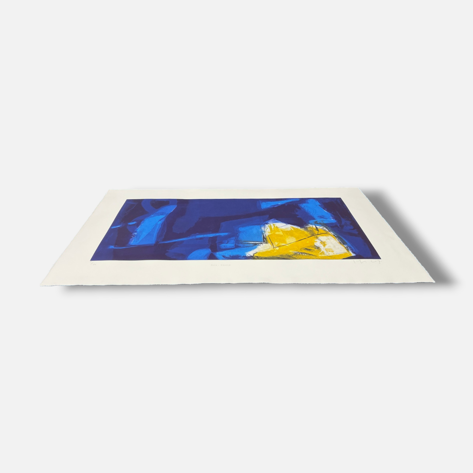 Joaquín Capa Eiriz "Blue Yellow" 1999 Limited Signed Fine Wall Art Print