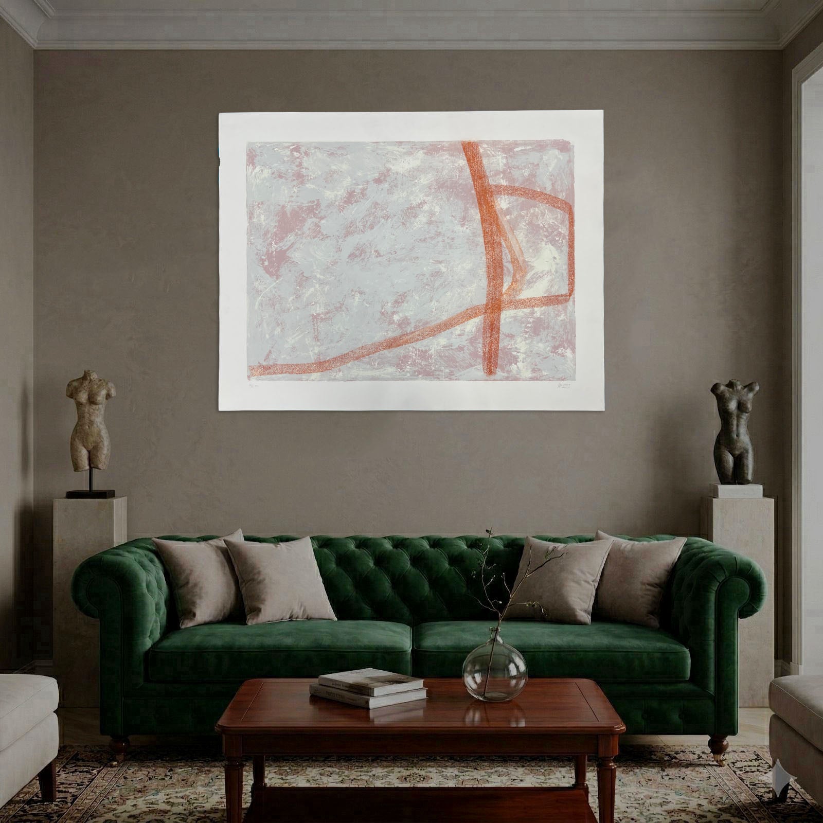 Manuel López-Cano "Aerovia III" 2005 Limited Signed Fine Wall Art Print