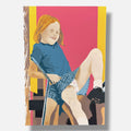Maria Silvestre Marco "La Nina De Lawn Road" 2005, Limited Signed Wall Art Print