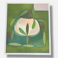 Nélida López Martínez "Estudio Con Flor y Hojas" 2004, Limited Signed Wall Art